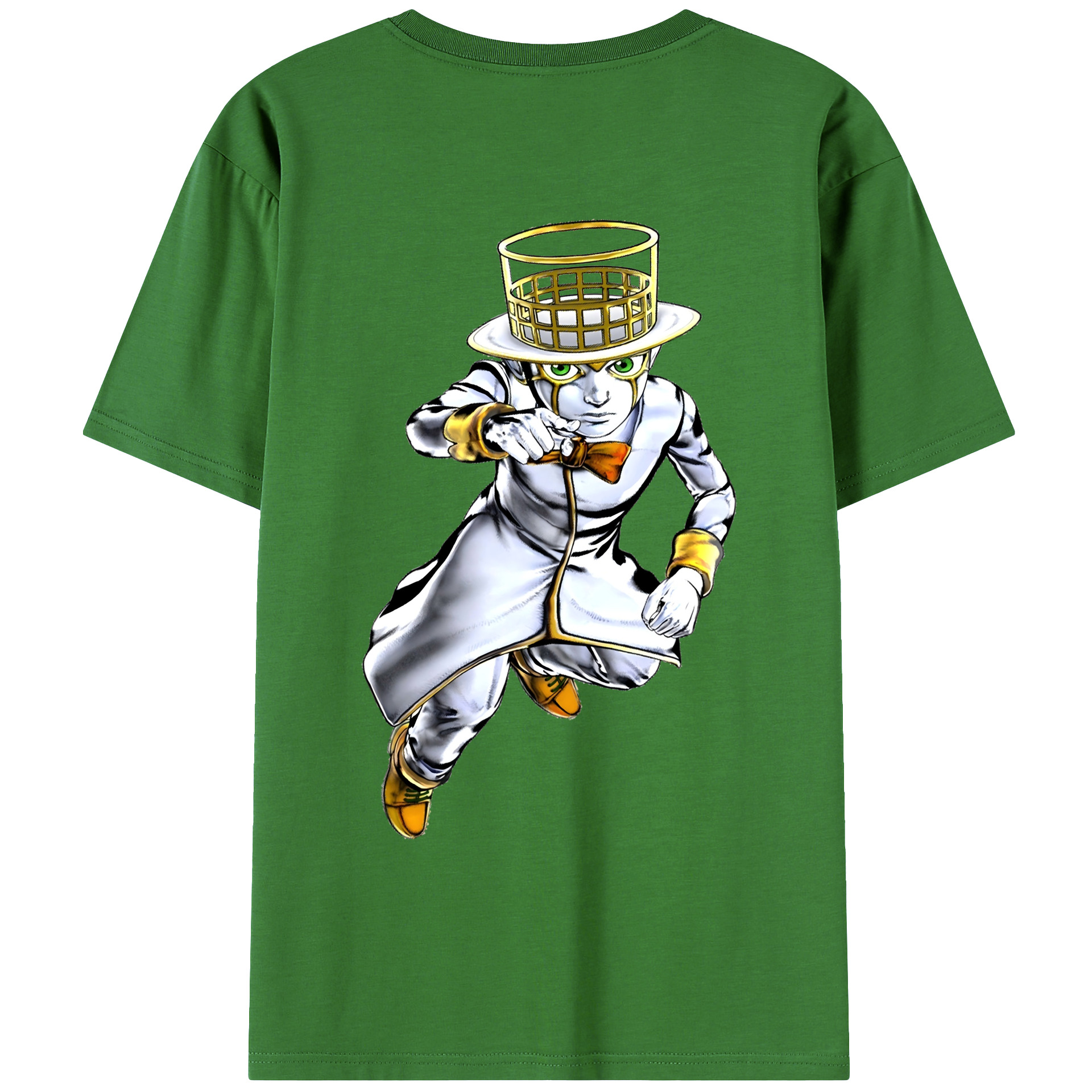 （画像用） ジョジョの奇妙な冒険 岸辺 露伴（きしべ ろはん） JoJo's Bizarre Adventure Rohan Kishibe レディース半袖Tシャツ(バックプリント)